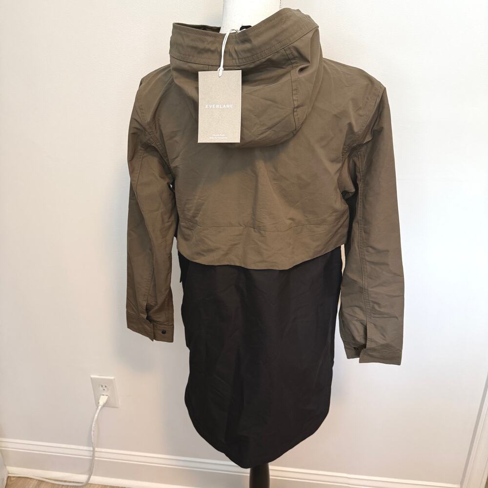 Everlane The ReNew Anorak Jacket In Forest Black Size XXS New - Picture 8 of 12